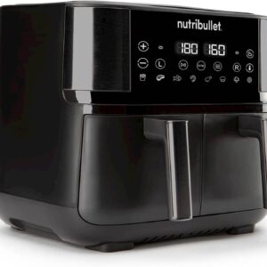 NutriBullet friteza na vrući zrak NBA081B, 2850 W, dvije korpe po 4 l